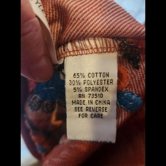 NWOT Uncle Frank Rust Dress with Embroidered Details, gorgeous! - Picture 7 of 7